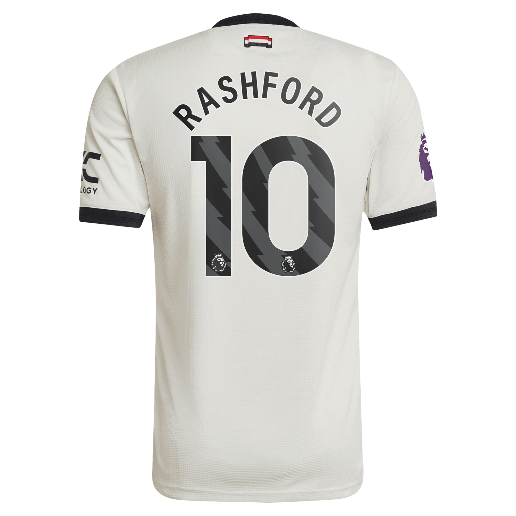 Marcus Rashford Manchester United 2024/25 Third Soccer Shirt - Cream