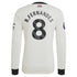 Bruno Fernandes Manchester United 2024/25 Third Long Sleeve Soccer Shirt - Cream