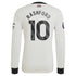 Marcus Rashford Manchester United 2024/25 Third Long Sleeve Soccer Shirt - Cream