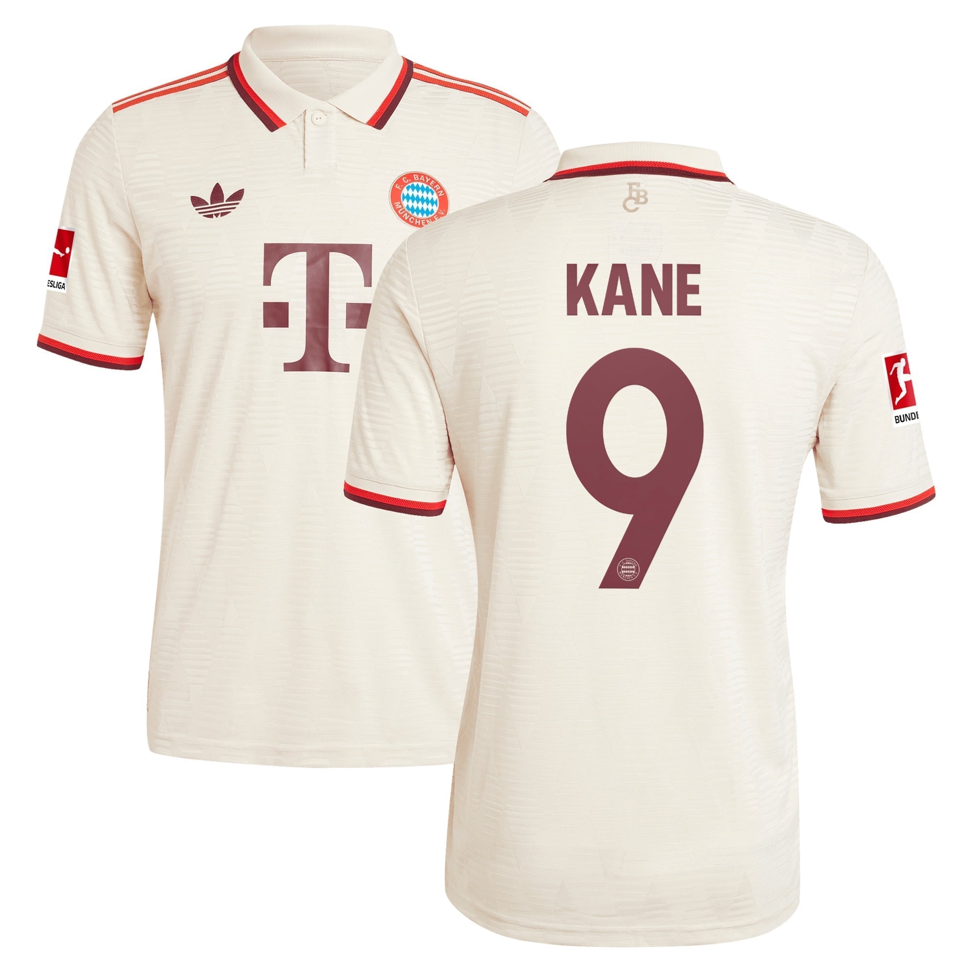 Harry Kane Bayern Munich 2024/25 Third Player Soccer Shirt - Cream