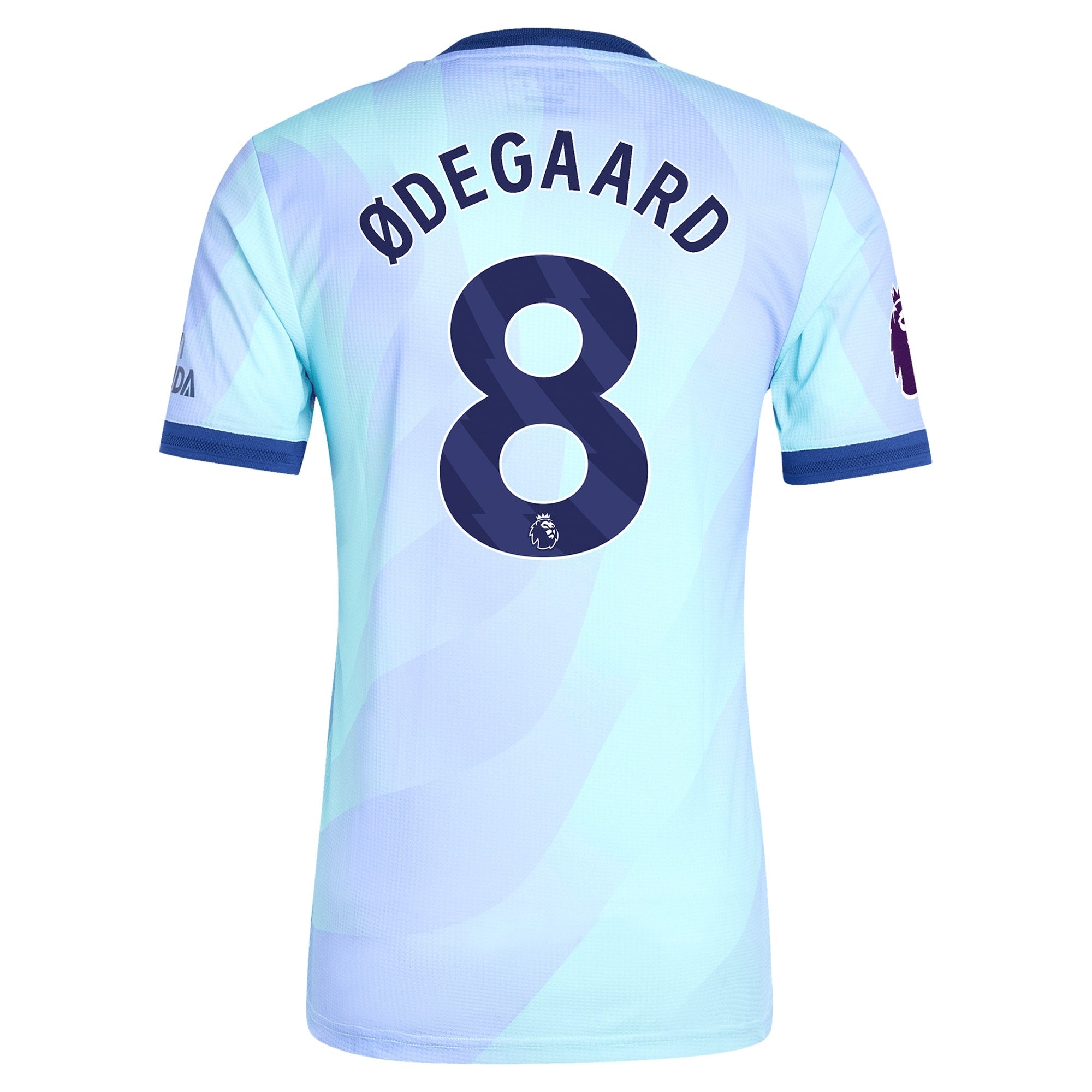 Martin Odegaard Arsenal 2024/25 Third Player Soccer Shirt - Aqua