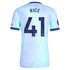 Declan Rice Arsenal 2024/25 Third Player Soccer Shirt - Aqua