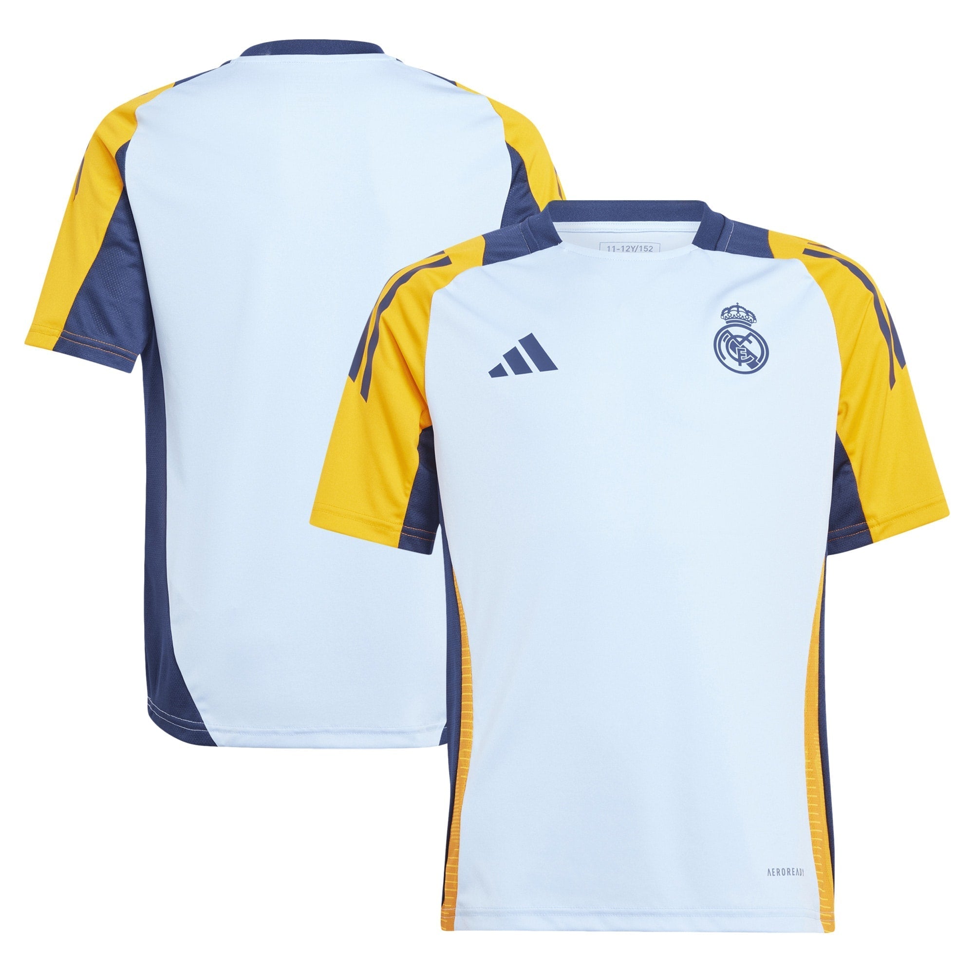 Real Madrid  2024/2025 Training Soccer Shirt - Light Blue