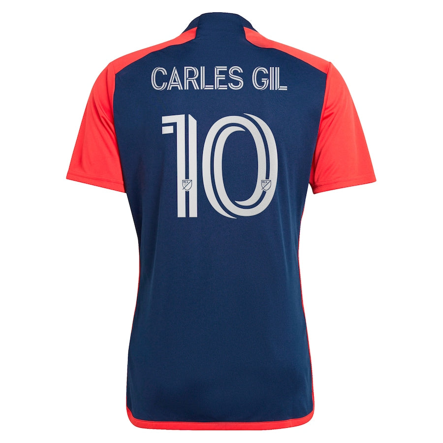Carles Gil New England Revolution  2024 Boston Tea Party Player Soccer Shirt – Navy