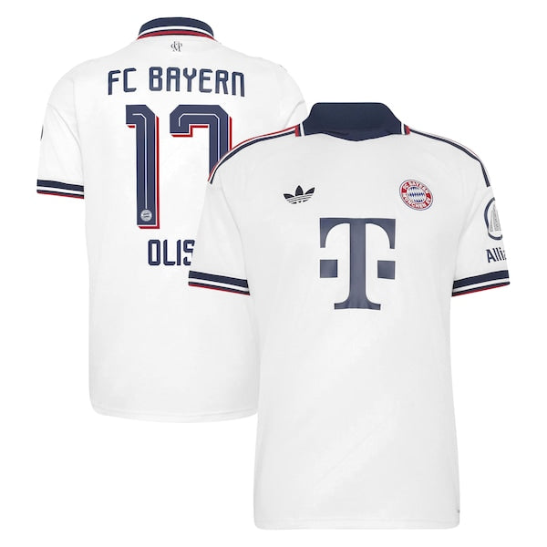 Michael Olise Bayern Munich adidas 2026/27 Away Replica Jersey - White