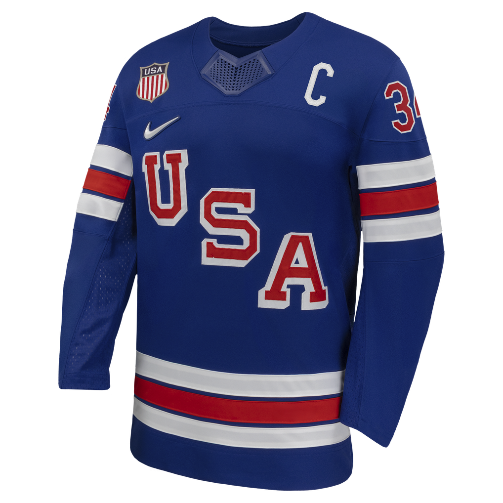 Hygo Shirts Nike US Hockey 2026 Auston Matthews Home Replica Jersey