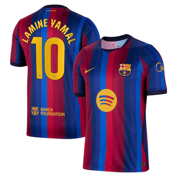Nike Lamine Yamal Barcelona 2026/27 Home Stadium Replica Jersey Red