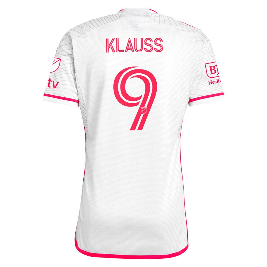 João Klauss St. Louis City SC  2024 The Confluence Kit Authentic Player Soccer Shirt - White
