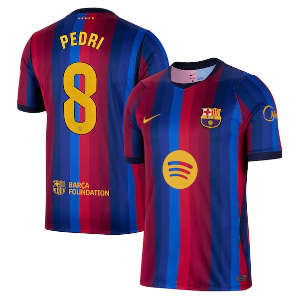 Nike Pedri Barcelona 2026/27 Home Stadium Replica Jersey Red