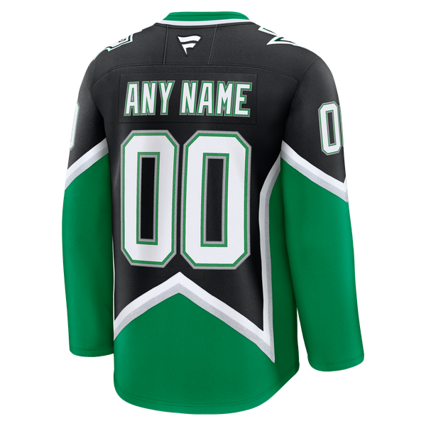 Hygo Shirts Dallas Stars Fanatics Alternate Premium Custom Jersey
