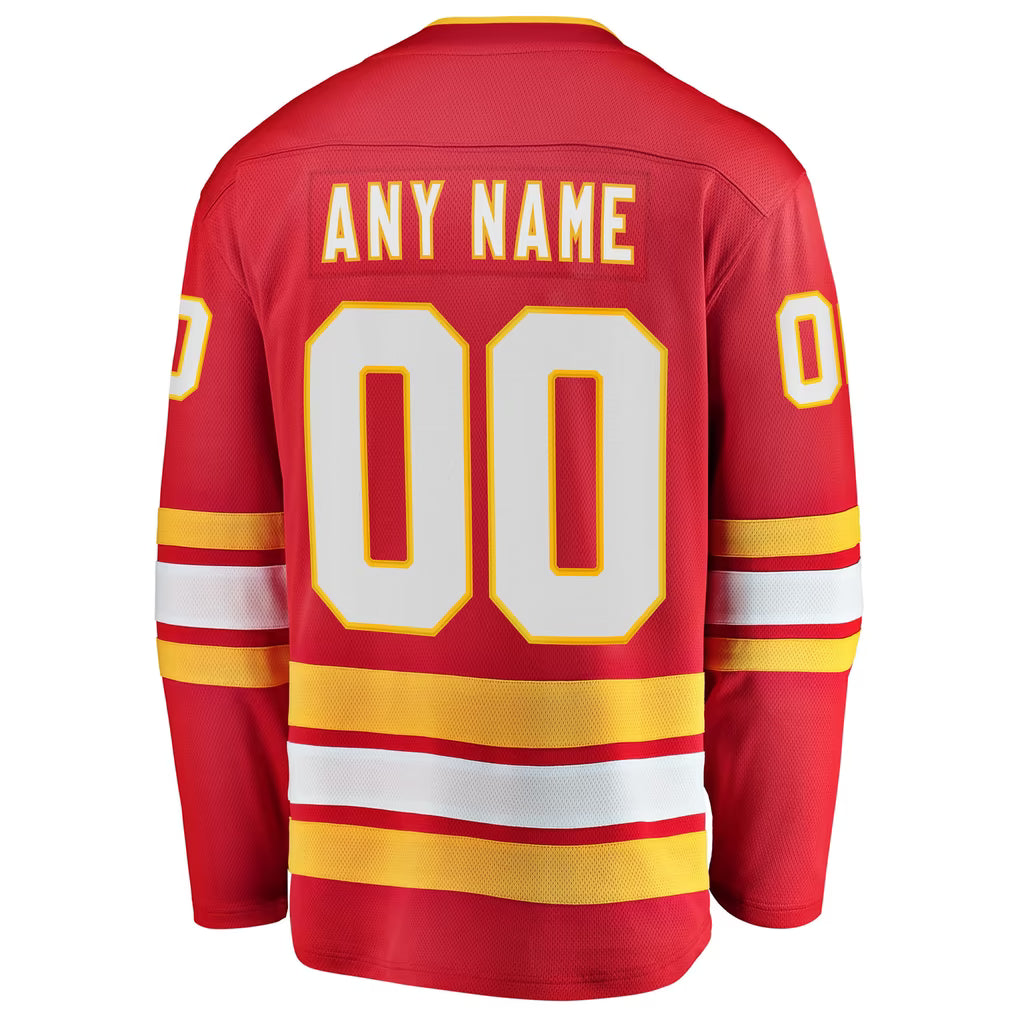 Hygo Shirts Fanatics Calgary Flames Breakaway Custom Jersey