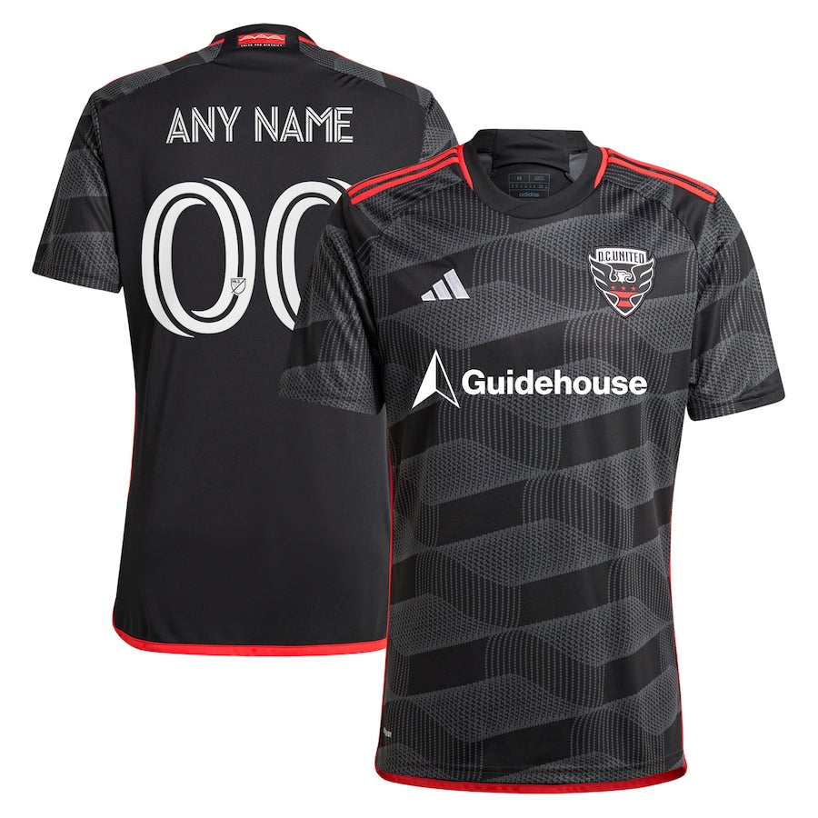 D.C. United  2024 The Icon Kit Customized Soccer Shirt – Black