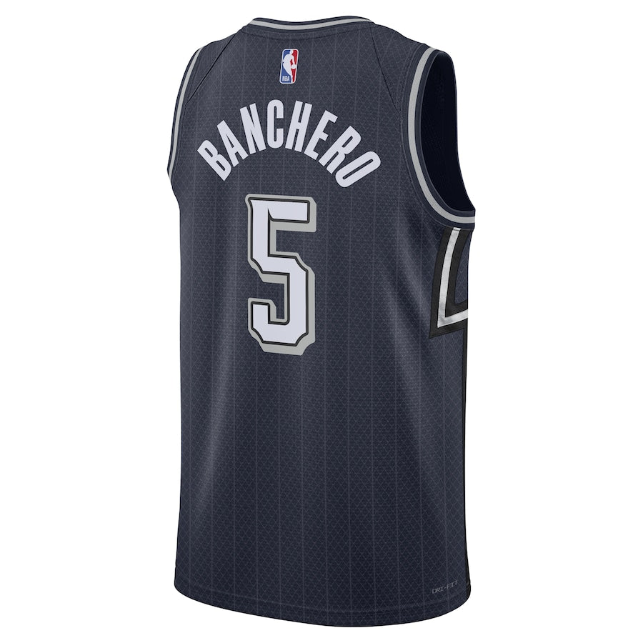 Paolo Banchero Orlando Magic  Unisex 2023/24 Swingman Shirt - Navy - City Edition