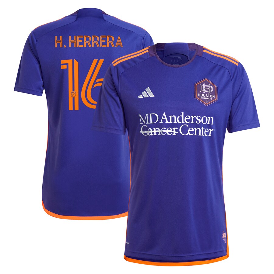 Héctor Herrera Houston Dynamo FC  2024 Still Holdin' Player Soccer Shirt – Purple