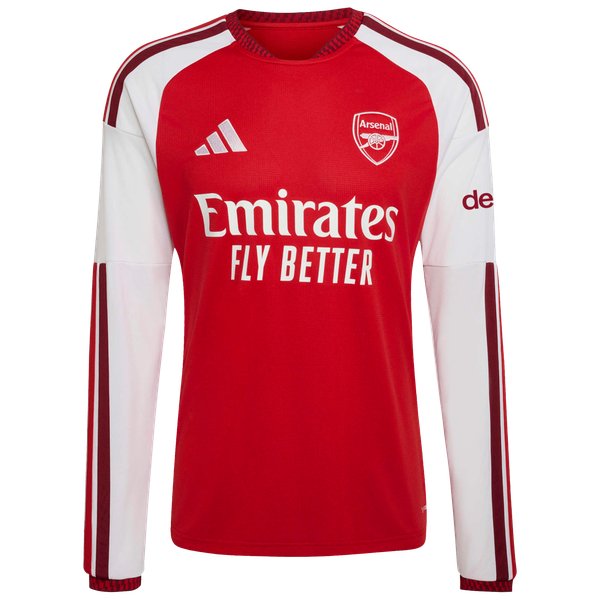 Bukayo Saka Arsenal adidas 2026/27 Home Replica Long Sleeve Jersey - Red