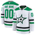 Hygo Shirts Dallas Stars Fanatics Away Premium Custom Jersey - White