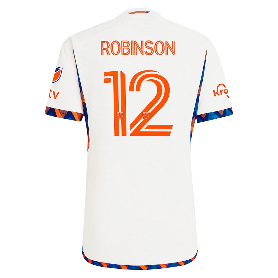 Miles Robinson FC Cincinnati  2024 The Canvas Kit Authentic Player Soccer Shirt - White