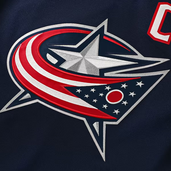 Hygo Shirts Columbus Blue Jackets Fanatics Home Premium Jersey Navy