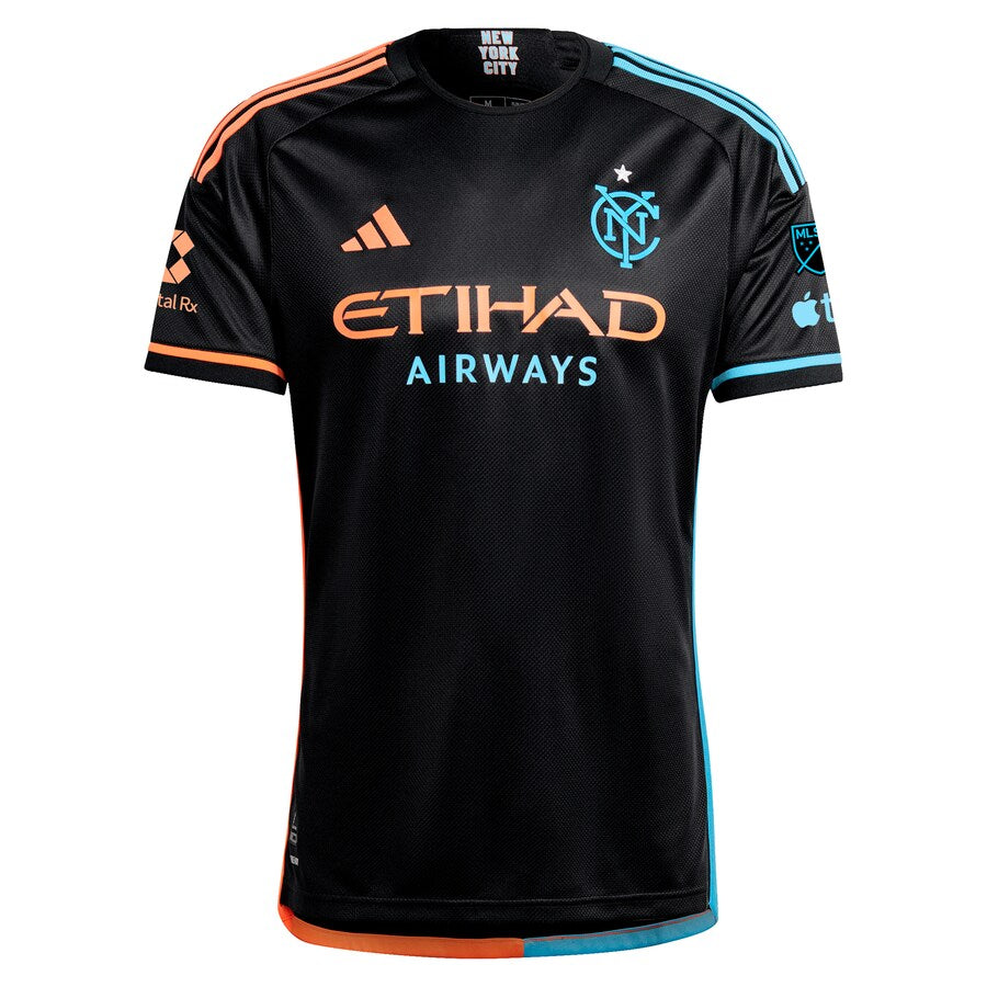 Santiago Rodríguez New York City FC  2024 24/7 Kit Authentic Player Soccer Shirt – Black