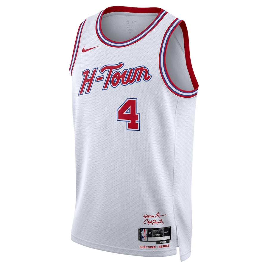 Jalen Green Houston Rockets  Unisex 2023/24 Swingman Shirt - White - City Edition