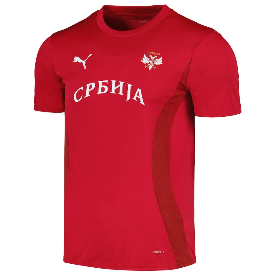 Serbia National Team  2024 Pre-Match Soccer Shirt - Red