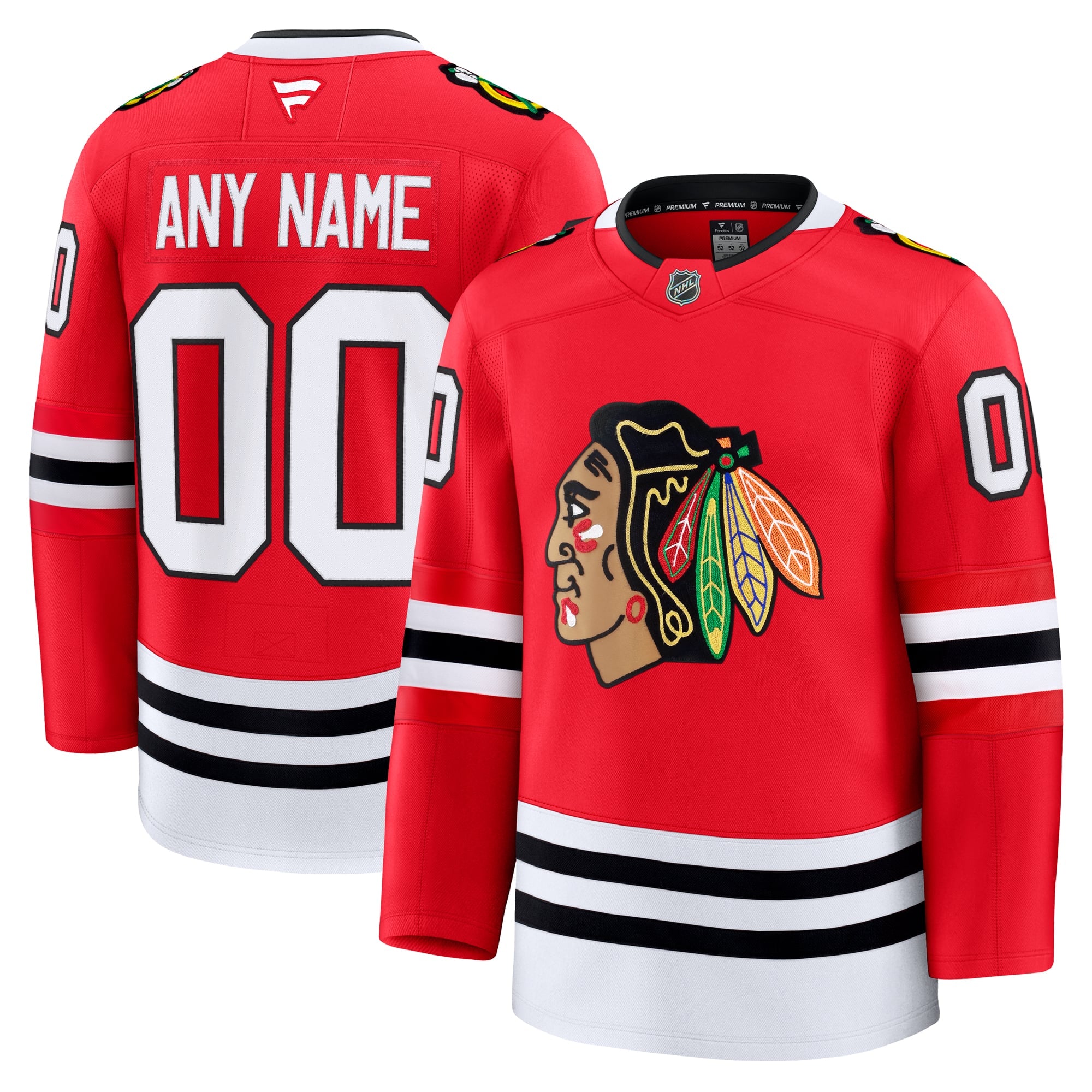 Hygo Shirts Fanatics Chicago Blackhawks Home Premium Jersey