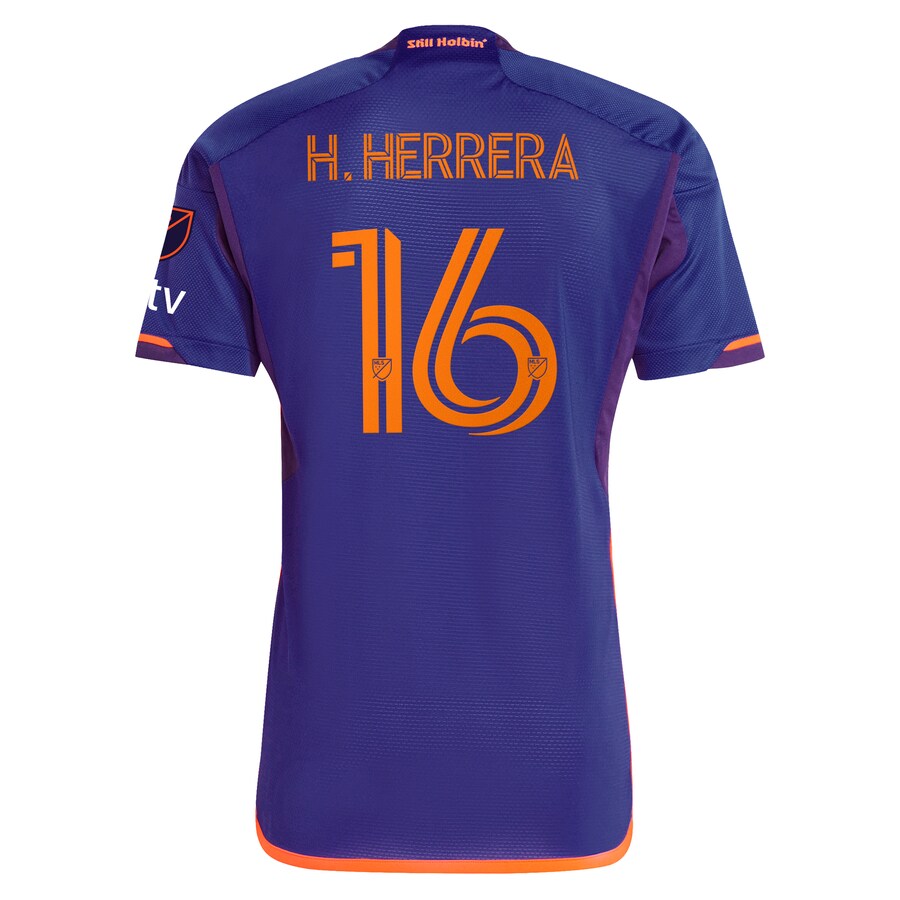 Héctor Herrera Houston Dynamo FC  2024 Still Holdin' Authentic Player Soccer Shirt – Purple