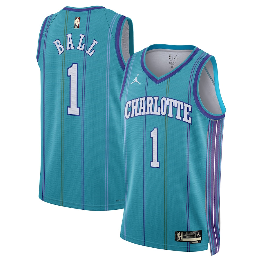 LaMelo Ball Charlotte Hornets Jordan Brand Unisex 2023/24 Swingman  Shirt - Classic Edition - Teal