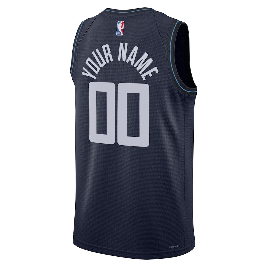 LA Clippers  Unisex 2023/24 customized Swingman Shirt - Navy - City Edition