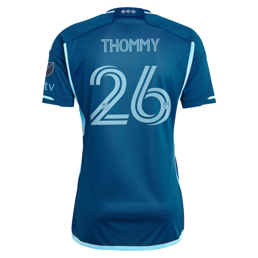 Erik Thommy Sporting Kansas City  2024 Diamonds Our Forever Authentic Player Soccer Shirt – Navy