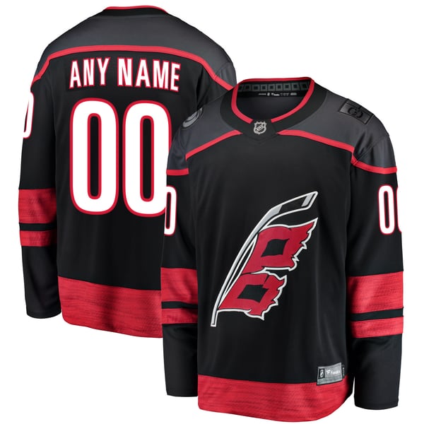 Hygo Shirts Carolina Hurricanes Fanatics Home Breakaway Custom Jersey
