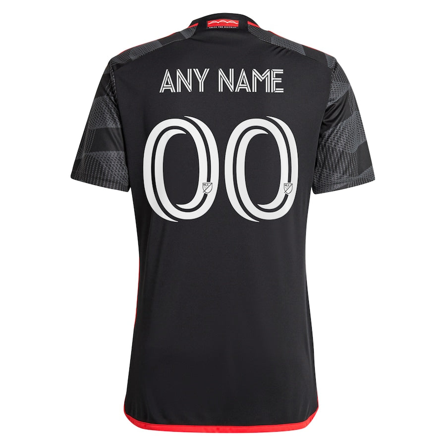 D.C. United  2024 The Icon Kit Customized Soccer Shirt – Black