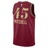 Donovan Mitchell Cleveland Cavaliers  Unisex 2023/24 Swingman Shirt - Wine - City Edition