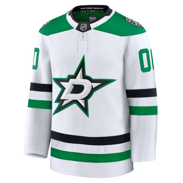 Hygo Shirts Dallas Stars Fanatics Away Premium Custom Jersey - White