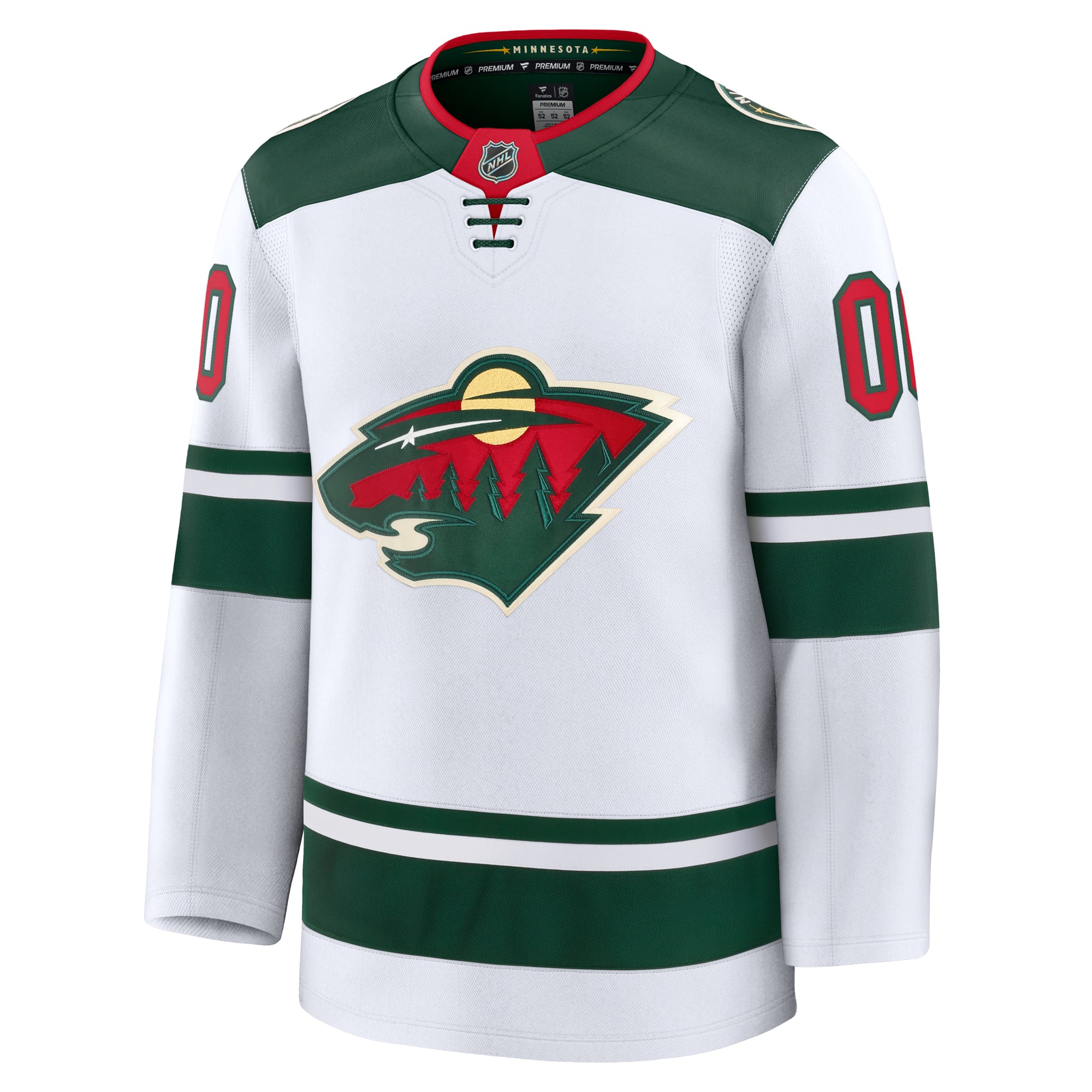 Hygo Shirts Fanatics Minnesota Wild Away Custom Jersey - White