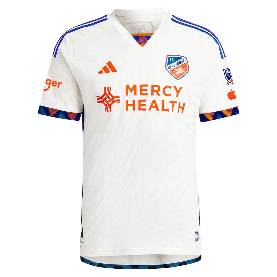 Miles Robinson FC Cincinnati  2024 The Canvas Kit Authentic Player Soccer Shirt - White