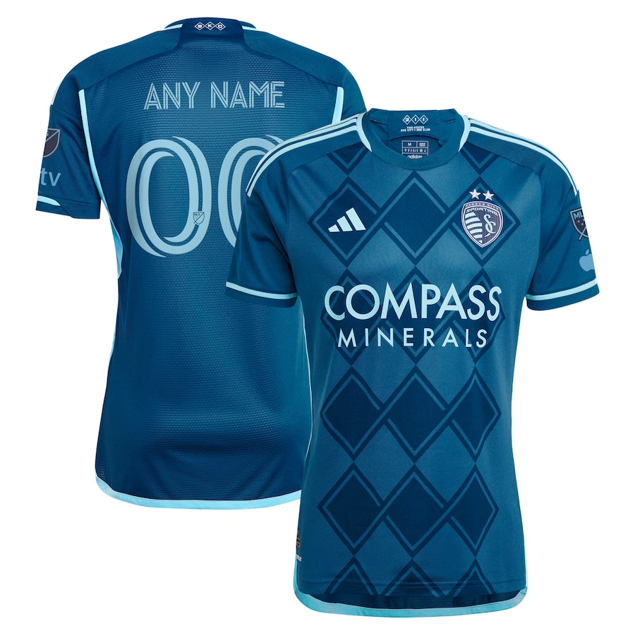 Sporting Kansas City  2024 Diamonds Our Forever Authentic Customized Soccer Shirt – Navy