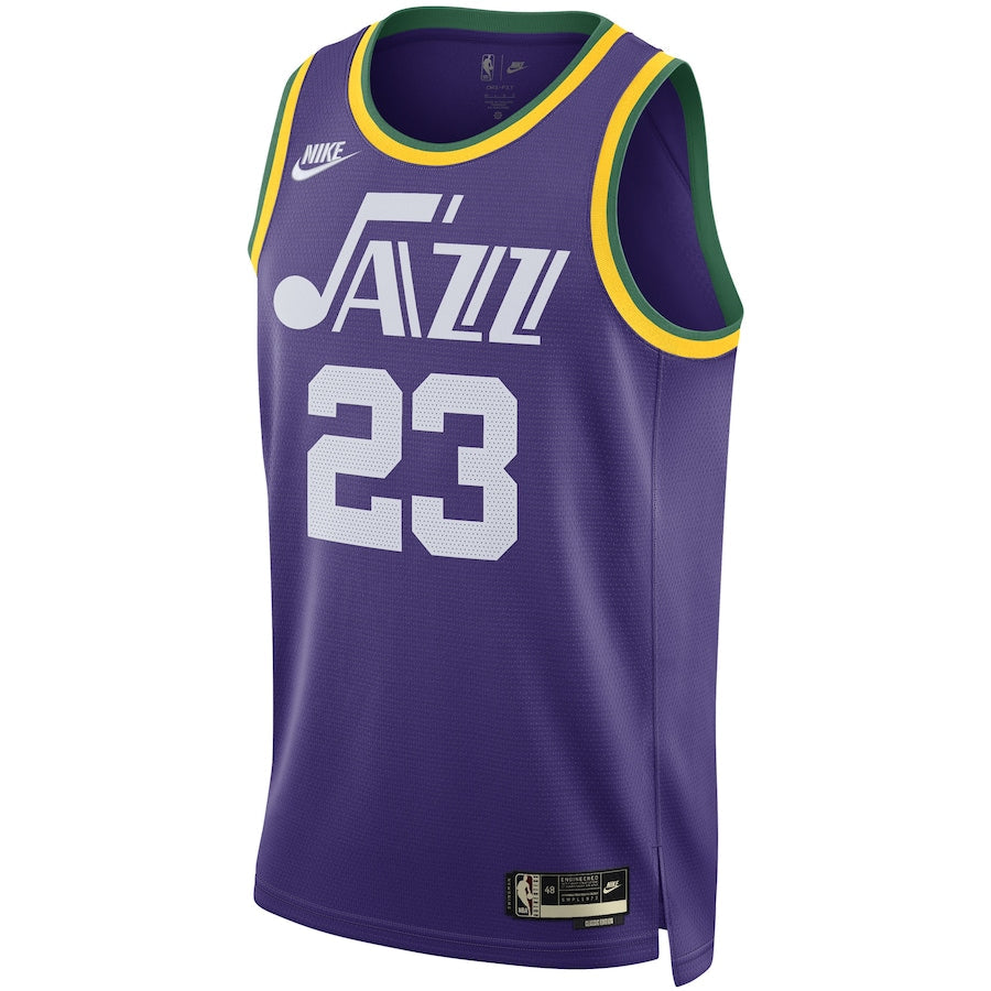 Lauri Markkanen Utah Jazz  Unisex 2023/24 Swingman  Shirt - Classic Edition - Purple