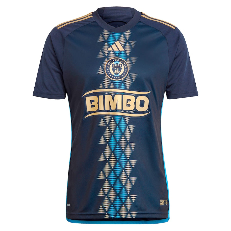 Julian Carranza Philadelphia Union  2024 The XV Kit Player Soccer Shirt – Navy