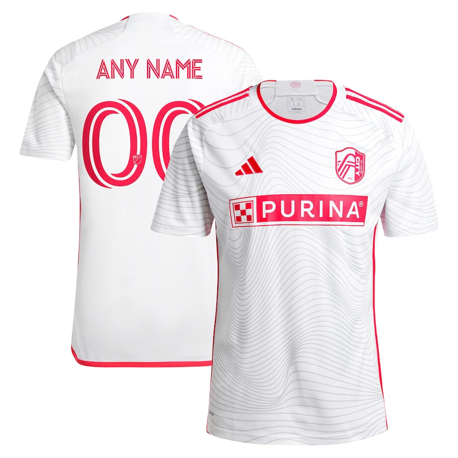 St. Louis City SC  2024 The Confluence Kit Customized Soccer Shirt - White