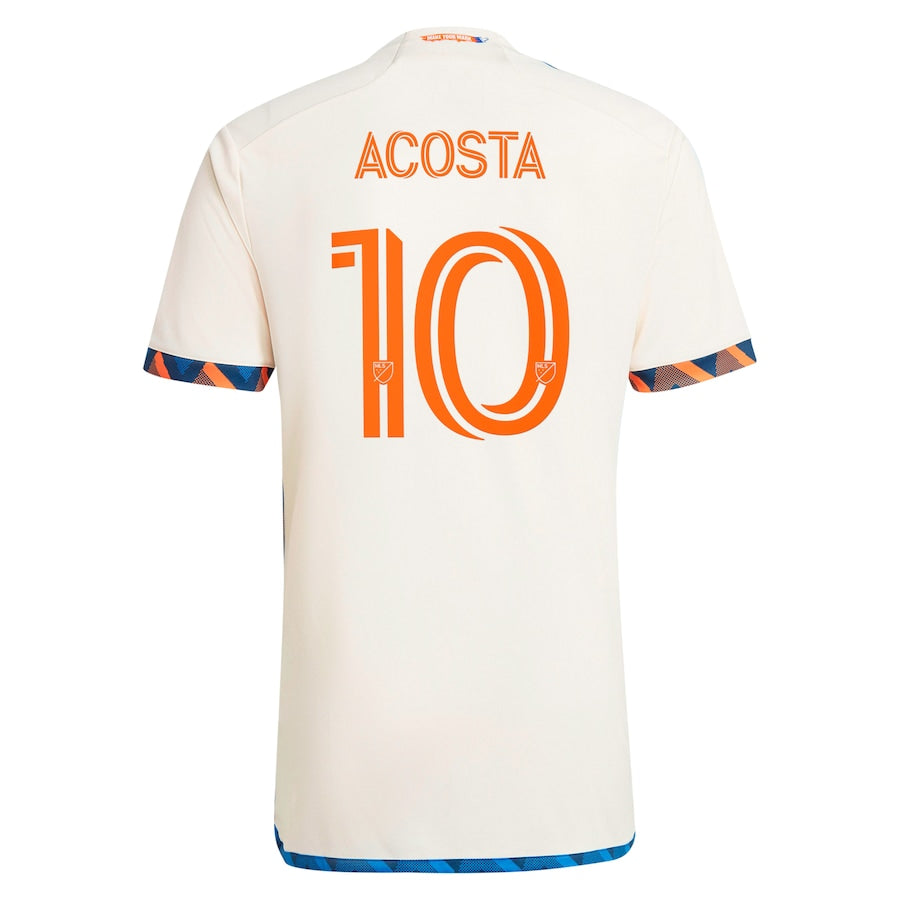 Luciano Acosta FC Cincinnati  2024 The Canvas Kit Player Soccer Shirt - White