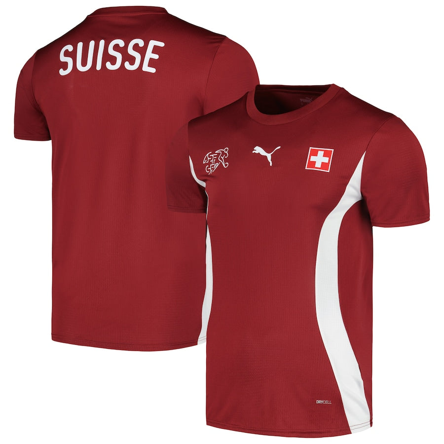 Switzerland National Team  2024 Pre-Match Soccer Shirt - Red