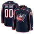 Hygo Shirts Columbus Blue Jackets Fanatics Home Premium Jersey Navy