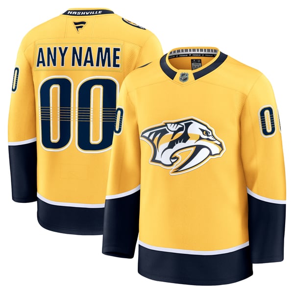 Hygo Shirts Nashville Predators Fanatics Home Premium Jersey - Gold