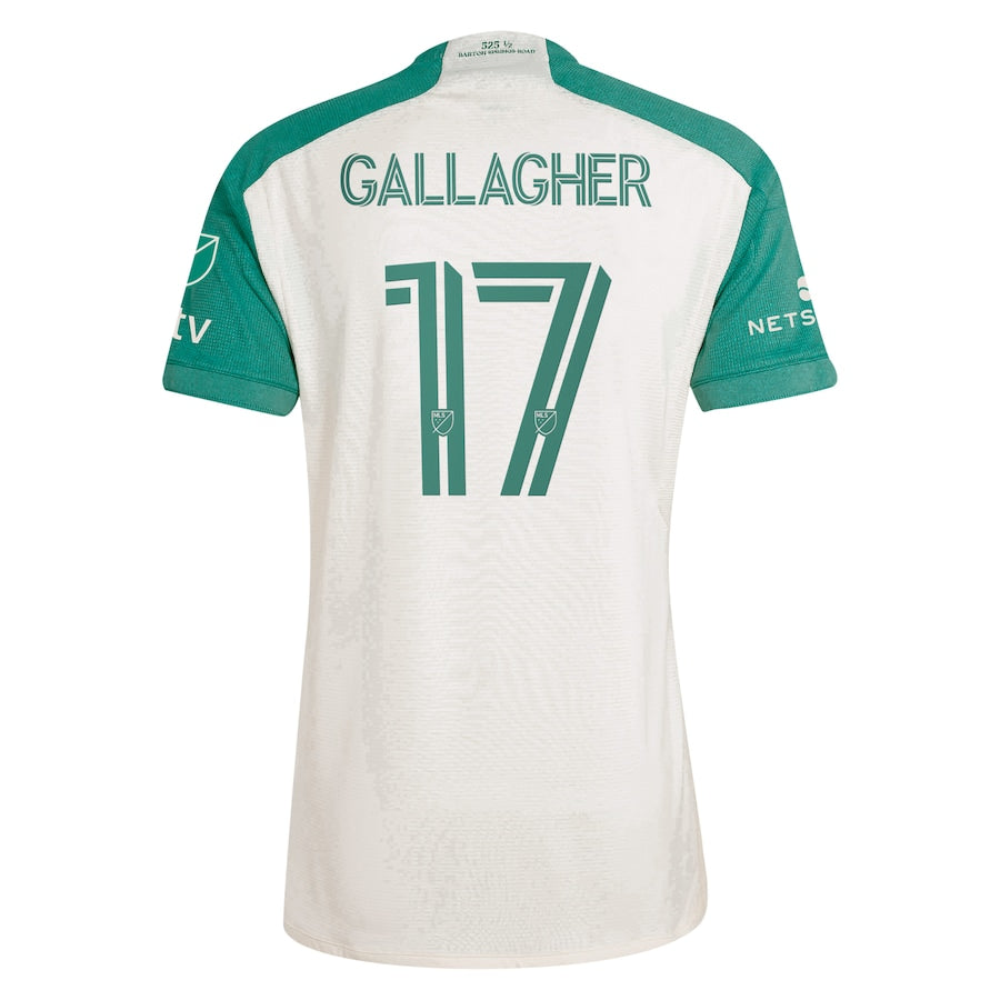 Jon Gallagher Austin FC  2024 The Armadillo Kit Authentic Player Soccer Shirt – Tan