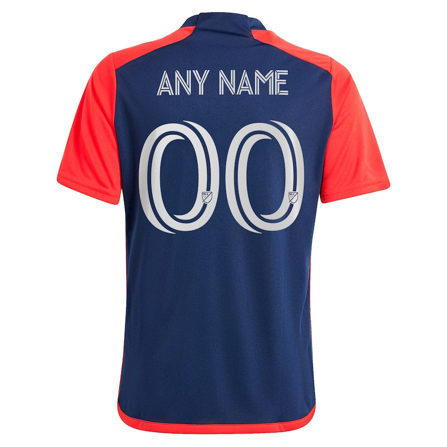 New England Revolution  2024 Boston Tea Party Customized Soccer Shirt – Navy