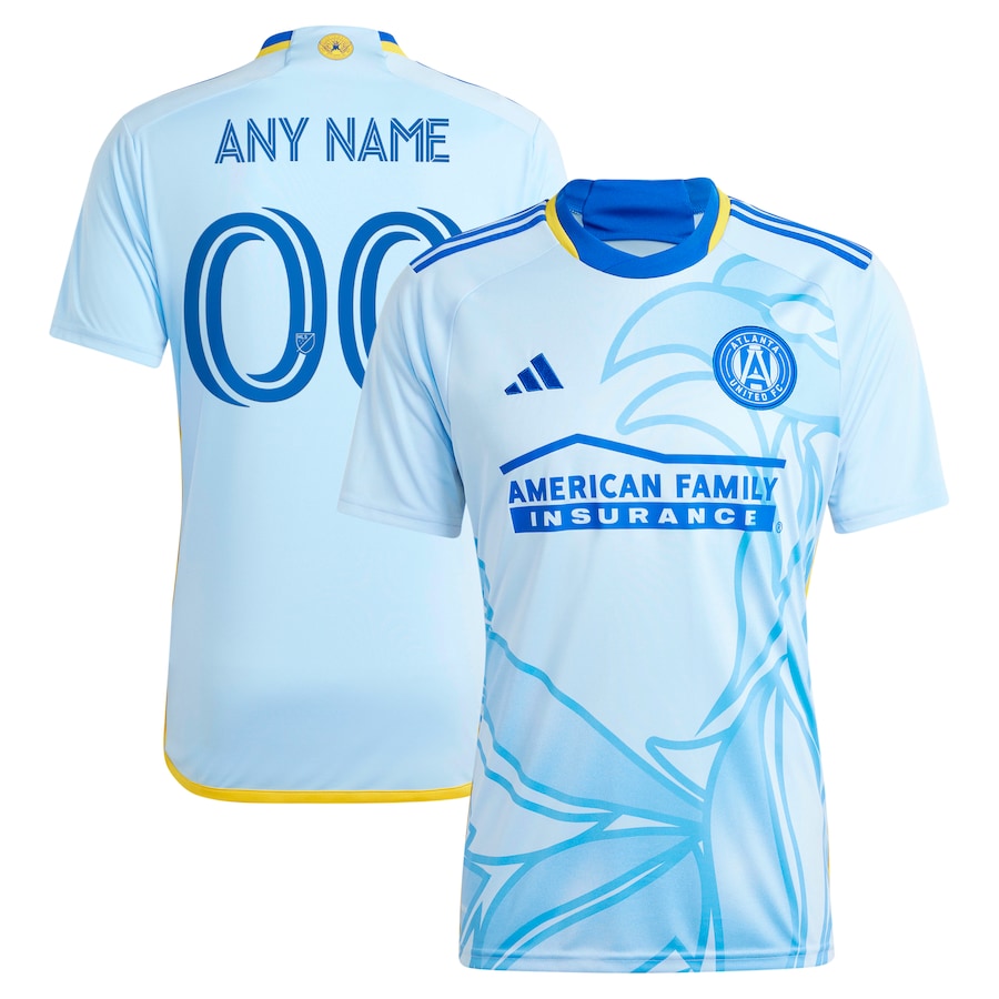 Atlanta United FC  2024 The Resurgens Kit Customized Soccer Shirt - Light Blue