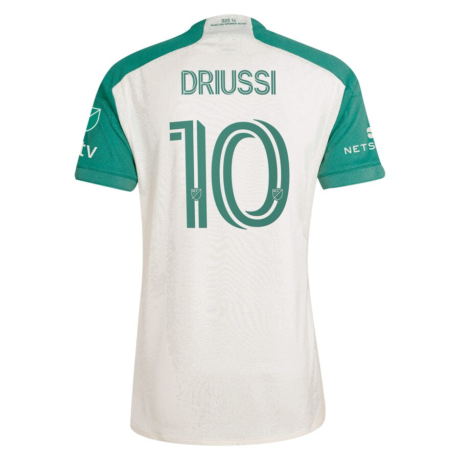 Sebastián Driussi Austin FC  2024 The Armadillo Kit Authentic Player Soccer Shirt – Tan