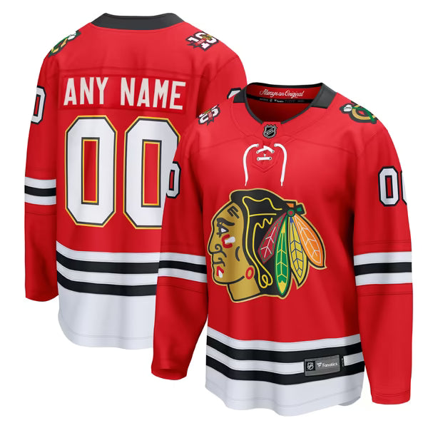 Hygo Shirts Chicago Blackhawks Fanatics Centennial Jersey Red