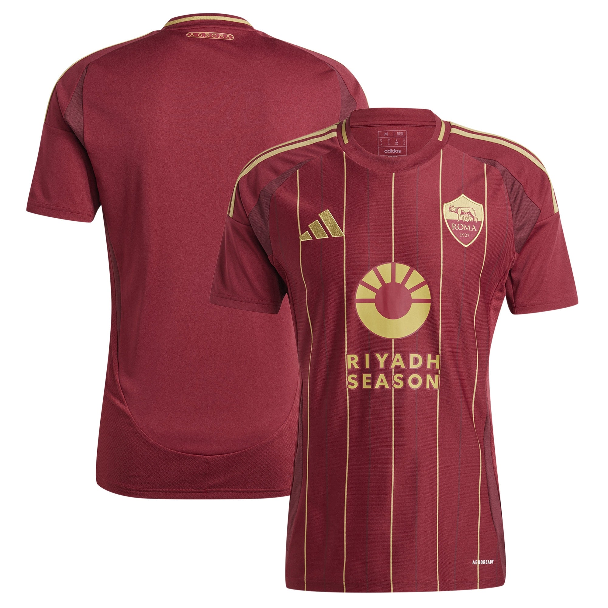 AS Roma 2024/25 Home Custom Soccer Shirt - Burgundy